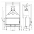 КАМИННАЯ ТОПКА HITZE ARDENTE 90X41.S